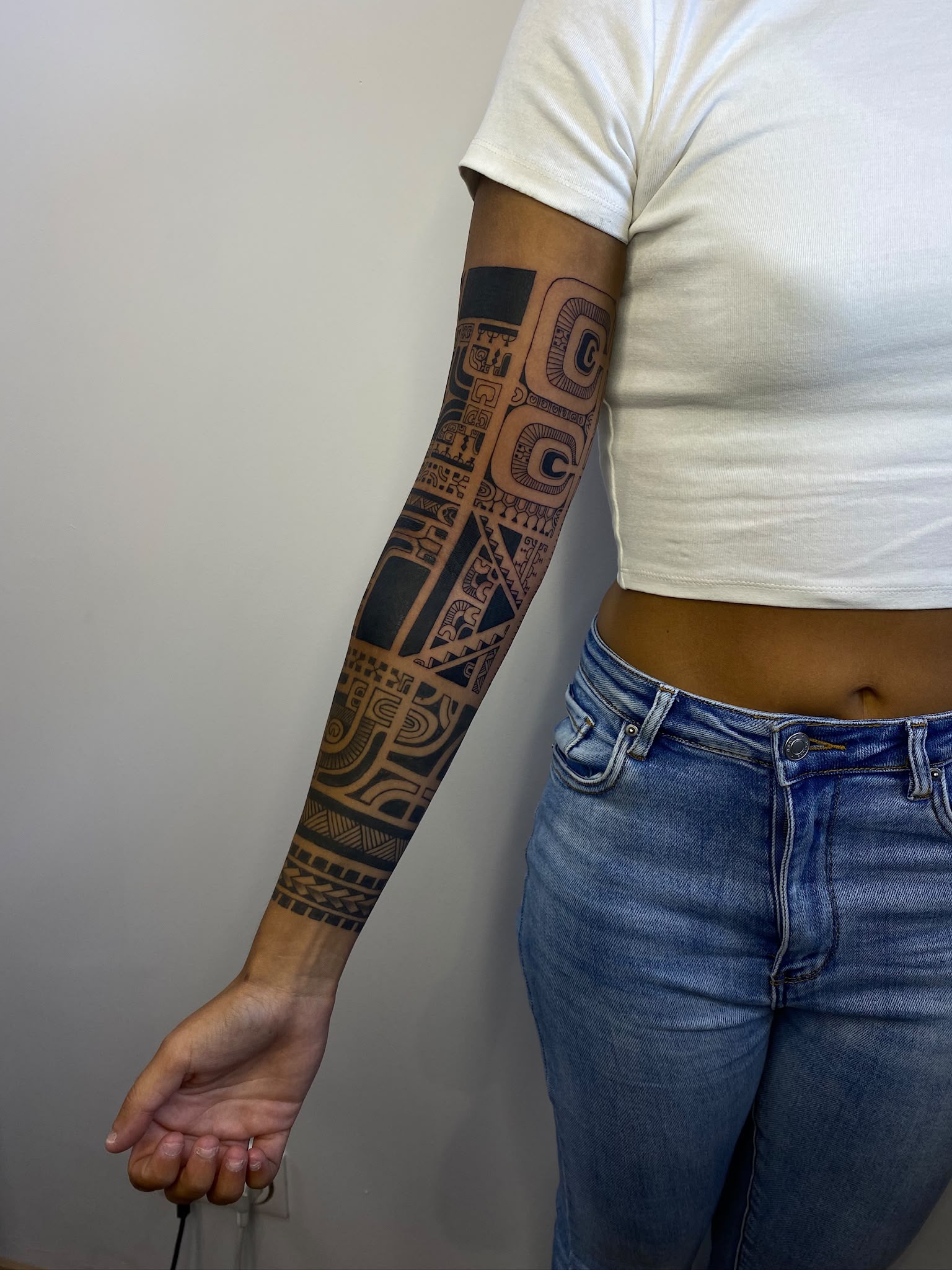 Avant-bras en dotwork